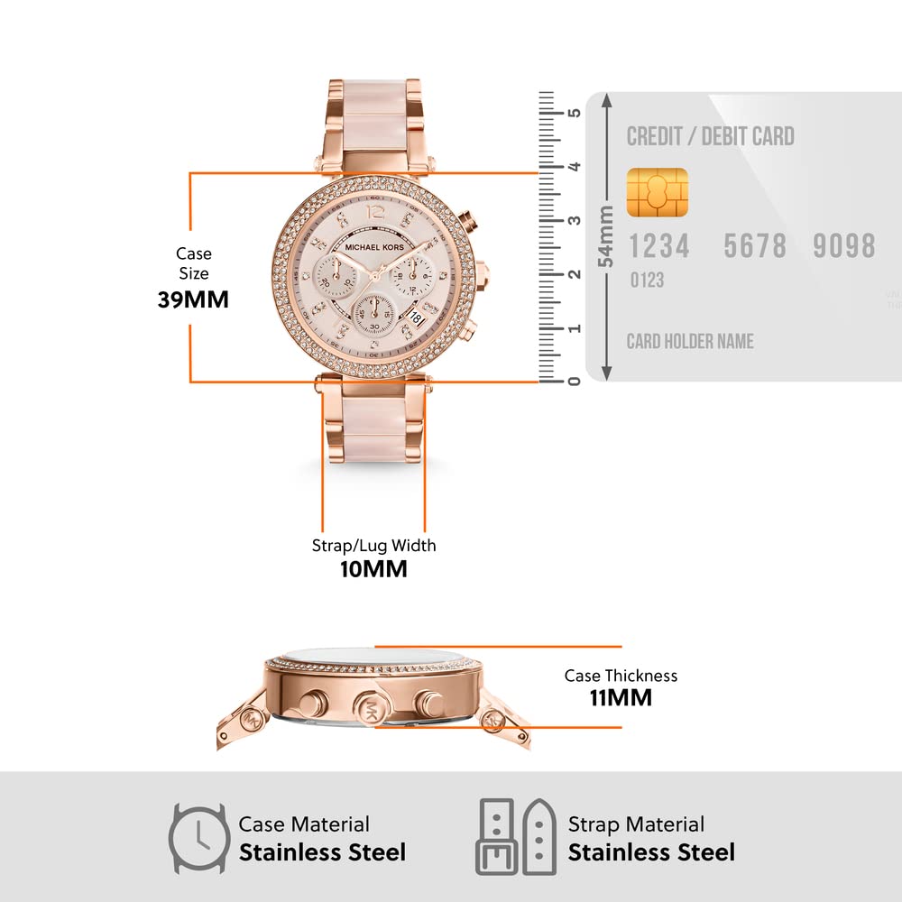 Michael Kors Analog Rose Dial Women's Watch-MK5896