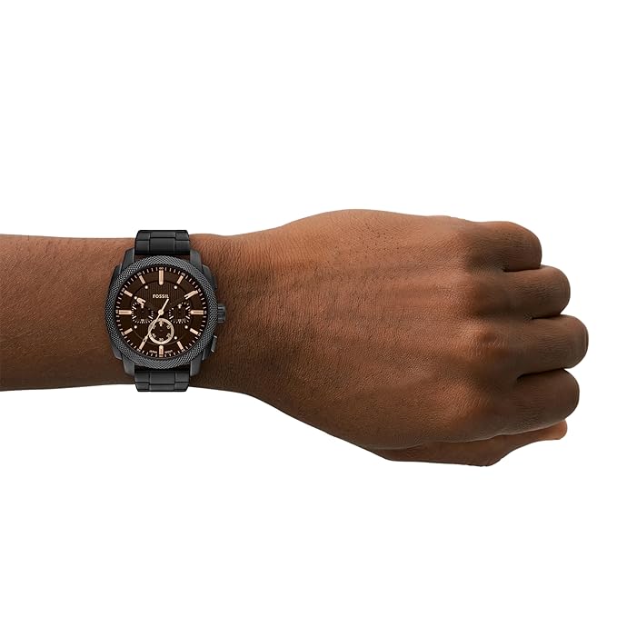 Fossil Black Chronograph Watch FS6097