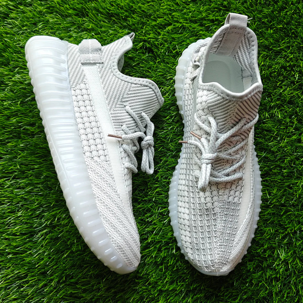 Yeezy Grey White Sneakers