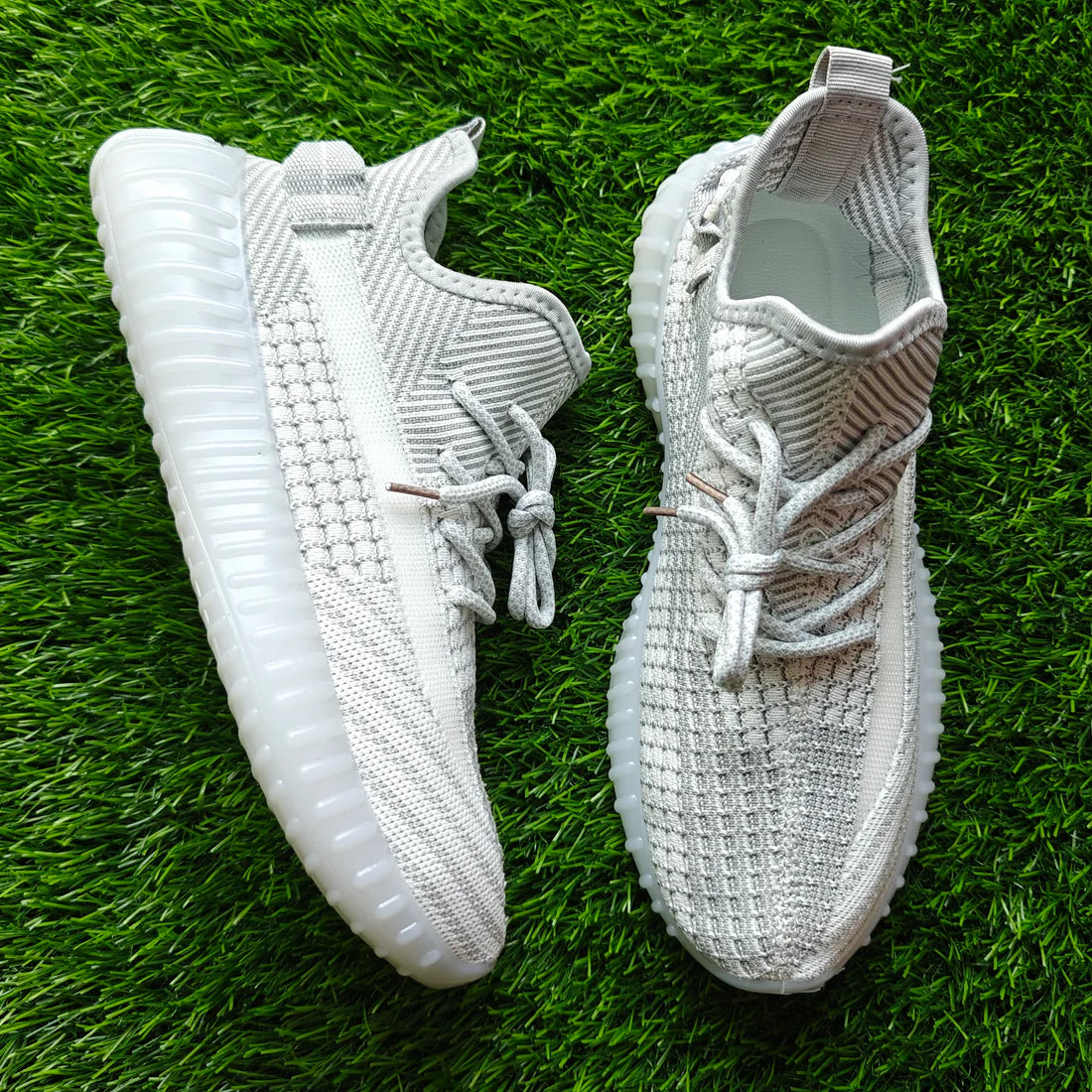 Yeezy Grey White Sneakers