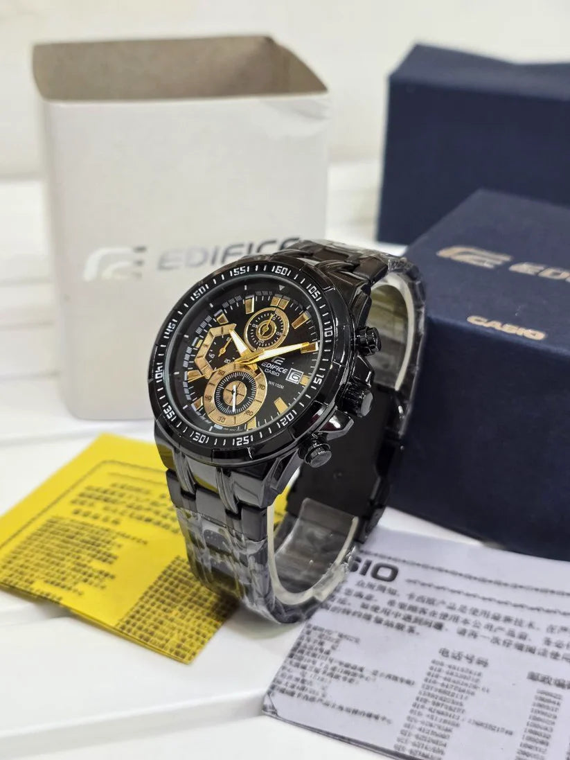 Casio Edifice EFR-539 Men’s Chronograph Watch Black Dial